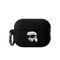 Karl Lagerfeld KLAP2RUNIKK AirPods Pro 2 cover black/black Silicone Karl Head 3D | Techbox