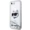 Karl Lagerfeld KLHCI8LNHCCS iPhone 7/8/ SE 2020/2022 silver/silver hardcase Glitter Choupette Head | Techbox