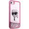 Karl Lagerfeld KLHCI8LNKHCP iPhone 7/8/ SE 2020/2022 pink/pink hardcase Glitter Karl Head - Uncategorized Cases (2) - Cases - Techbox