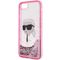 Karl Lagerfeld KLHCI8LNKHCP iPhone 7/8/ SE 2020/2022 pink/pink hardcase Glitter Karl Head - Uncategorized Cases (2) - Cases - Techbox
