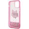 Karl Lagerfeld KLHCP12MLNCHCP iPhone 12/ 12 Pro 6.1" pink/pink hardcase Glitter Choupette Head | Techbox