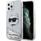 Karl Lagerfeld KLHCP12MLNHCCS iPhone 12/ 12 Pro 6.1" silver/silver hardcase Glitter Choupette Head | Techbox