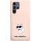 Karl Lagerfeld KLHCS23LSNCHBCP S23 Ultra S918 hardcase pink/pink Silicone Choupette | Techbox