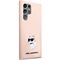 Karl Lagerfeld KLHCS23LSNCHBCP S23 Ultra S918 hardcase pink/pink Silicone Choupette | Techbox