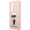 Karl Lagerfeld KLHCS23MSNIKBCP S23+ S916 hardcase pink/pink Silicone Ikonik | Techbox