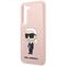 Karl Lagerfeld KLHCS23SSNIKBCP S23 S911 hardcase pink/pink Silicone Ikonik | Techbox