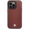 Case BMW BMHMP14X22RFGR iPhone 14 Pro Max 6.7" Burgundy/burgundy Leather Diamond Pattern MagSafe | Techbox