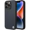 Case BMW BMHMP14XSLLNA iPhone 14 Pro Max 6.7" navy/navy hardcase Leather Hot Stamp MagSafe | Techbox