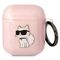 Karl Lagerfeld KLA2HNCHTCP Airpods 1/2 cover pink/pink Ikonik Choupette - Smartphone Accessories - Cables & Accessories - Techbox