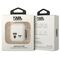 Karl Lagerfeld KLACA2SILKCW AirPods 1/2 cover white/white Silicone Karl &amp; Choupette - Smartphone Accessories - Cables & Accessories - Techbox