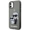 Karl Lagerfeld KLHCN61HNKCTGK iPhone 11 / Xr 6.1" black/black hardcase Gliter Karl&amp;Choupette | Techbox