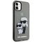 Karl Lagerfeld KLHCN61HNKCTGK iPhone 11 / Xr 6.1" black/black hardcase Gliter Karl&amp;Choupette | Techbox