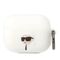Karl Lagerfeld KLAPRUNIKH AirPods Pro cover white/white Silicone Karl Head 3D - Smartphone Accessories - Cables & Accessories - Techbox