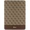 Guess 4G Stripe Allover case for iPad Pro 12.9" - brown | Techbox