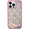 Guess GUHCP14LLC4PSGP iPhone 14 Pro 6.1" pink/pink hardcase Liquid Glitter 4G Transculent | Techbox