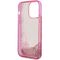 Guess GUHCP14LLC4PSGP iPhone 14 Pro 6.1" pink/pink hardcase Liquid Glitter 4G Transculent | Techbox