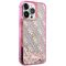 Guess GUHCP14XLC4PSGP iPhone 14 Pro Max 6.7" pink/pink hardcase Liquid Glitter 4G Transculent - Apple Cases - Cases - Techbox