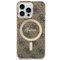 Guess GUHMP13LH4STW iPhone 13 Pro / 13 6.1" brown/brown hardcase 4G MagSafe | Techbox