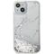 Guess Liquid Glitter Marble case for iPhone 14 - white | Techbox