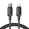 Joyroom Multi-Color Series A14 USB-C/ Lightning Cable 20W 1.2 m - Black
