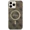 Guess GUHMP13XH4STW iPhone 13 Pro Max 6.7" brown/brown hardcase 4G MagSafe | Techbox