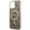 Guess GUHMP13XH4STW iPhone 13 Pro Max 6.7" brown/brown hardcase 4G MagSafe | Techbox