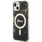 Guess GUHMP14SHTMRSK iPhone 14 6.1" black/black hardcase Golden Marble MagSafe | Techbox