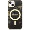 Guess GUHMP14SHTMRSK iPhone 14 6.1" black/black hardcase Golden Marble MagSafe | Techbox