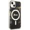 Guess GUHMP14SHTMRSK iPhone 14 6.1" black/black hardcase Golden Marble MagSafe | Techbox