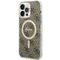 Guess GUHMP14XH4STW iPhone 14 Pro Max 6.7" brown/brown hardcase 4G MagSafe | Techbox