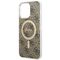 Guess GUHMP14XH4STW iPhone 14 Pro Max 6.7" brown/brown hardcase 4G MagSafe | Techbox