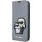 Karl Lagerfeld KLBKP14LSANKCPG iPhone 14 Pro 6.1" bookcase silver/silver Saffiano Karl & Choupette | Techbox