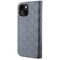 Karl Lagerfeld KLBKP14SSAKLHPG iPhone 14 6.1" bookcase silver/silver Saffiano Monogram | Techbox