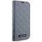 Karl Lagerfeld KLBKP14SSAKLHPG iPhone 14 6.1" bookcase silver/silver Saffiano Monogram | Techbox