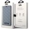 Karl Lagerfeld KLBKP14SSAKLHPG iPhone 14 6.1" bookcase silver/silver Saffiano Monogram | Techbox