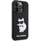 Karl Lagerfeld KLHCP14L3DRKHNK iPhone 14 Pro 6.1" black/black hardcase Rubber Choupette 3D - Apple Cases - Cases - Techbox