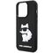 Karl Lagerfeld KLHCP14L3DRKHNK iPhone 14 Pro 6.1" black/black hardcase Rubber Choupette 3D - Apple Cases - Cases - Techbox