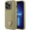 Guess GUHCP14LHDGTPD iPhone 14 Pro 6.1" gold/gold hardcase Rhinestone Triangle - Apple Cases - Cases - Techbox