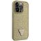 Guess GUHCP14LHDGTPD iPhone 14 Pro 6.1" gold/gold hardcase Rhinestone Triangle - Apple Cases - Cases - Techbox