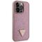 Guess GUHCP14LHDGTPP iPhone 14 Pro 6.1" pink/pink hardcase Rhinestone Triangle | Techbox