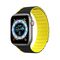 Magnetic Apple Watch SE, 9, 8, 7, 6, 5, 4, 3, 2, 1 (41, 40, 38 mm) Dux Ducis Strap (LD Version) - black and yellow | Techbox