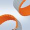 Magnetic Apple Watch SE, 9, 8, 7, 6, 5, 4, 3, 2, 1 (41, 40, 38 mm) Dux Ducis Strap (LD Version) - gray-orange | Techbox