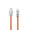 Dudao L24AL USB-A - Lightning angled cable with 180° rotation 30W 1m - orange | Techbox