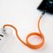 Dudao L24AL USB-A - Lightning angled cable with 180° rotation 30W 1m - orange | Techbox