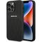 AMG AMHMP14XOSDBK iPhone 14 Pro Max 6.7" black/black hardcase Leather Curved Lines MagSafe | Techbox