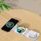Dudao A11N 15W 3in1 Inductive Charger - White + USB-C / USB-C Cable | Techbox