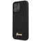 Guess GUHCP13XLSLMGBK iPhone 13 Pro Max 6.7" black/black hardcase Silicone Script Gold Logo | Techbox