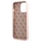Guess GUHCP13XLSLMGLP iPhone 13 Pro Max 6.7" light pink/light pink hardcase Silicone Script Gold Logo | Techbox