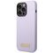Guess GUHMP14LSBPLU iPhone 14 Pro 6.1" purple/purple hard case Silicone Logo Plate MagSafe - Apple Cases - Cases - Techbox