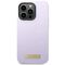 Guess GUHMP14LSBPLU iPhone 14 Pro 6.1" purple/purple hard case Silicone Logo Plate MagSafe - Apple Cases - Cases - Techbox